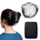 Hair Net ZefeqCo Black Nylon 100 unidades para mulheres e homens 60 cm