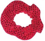 Hair Scrunchie Scrunchies da Sherry Sequin Dots Confetti Red