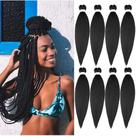 Hair ShowCoco Natural Black 20" com trança pré-esticada