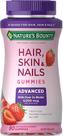 Hair Skins & Nails Advanced Biotina 6000mcg 80 Gomas Nature's Bounty