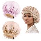 Hair Sleep Bonnet Edoneery Satin Silk para mulheres com cabelos encaracolados Hair Sleep Bonnet Edoneery Satin Silk para mulheres com cabelos encaracolados