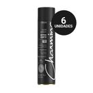Hair Spray Charming Extra Forte 400ml Kit Profissional com 6 Unidades Spray Fixador para Escova, Escova Modelada e Penteados