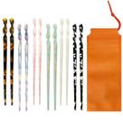 Hair Sticks Olawyrae Acetate Tortoise Shell para mulheres Hair Sticks Olawyrae Acetate Tortoise Shell para mulheres