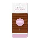 Hair Tie GIMME Fine Hair Elastic Bands, pacote com 12 faixas elásticas vermelhas