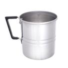 haleira Fervedor Simples 10 900 ml Alumínio Cabo Plástico