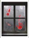 Halloween Adesivo Mãos Sangue cod4535 Halloween Adesivo Mãos Sangue cod4535