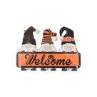 Halloween Gnome Welcome Wooden Door Sign Decoração de festa