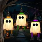Halloween Hanging Ghosts JOYIN 23,6", 3 peças com cronômetro Halloween Hanging Ghosts JOYIN 23,6", 3 peças com cronômetro