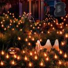 Halloween Pathway Lights Brizled 230 cm e 8 modos de bateria