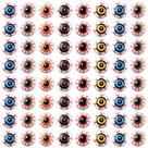Halloween Scary Eyeballs Skylety 64 unidades de 2,2 cm realistas Halloween Scary Eyeballs Skylety 64 unidades de 2,2 cm realistas