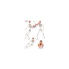 Halloween Skeleton ALLIVING 1,65 m com olhos e som brilhantes