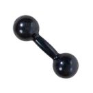 Halter 3kg PVC Preto Emborrachado Rythmoon
