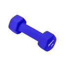 Halter Athletic Sextavado 6kg Em Neoprene Conforto E Aderência Para Treino De Musculação Em Casa Azul