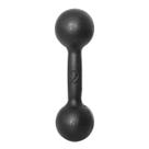 Halter Bola 02kg Pintado Preto Ferro Fundido Academia Musculação