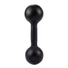 Halter Bola 04kg Pintado Preto Ferro Fundido Academia Musculação