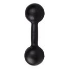 Halter Bola 08kg Pintado Preto Ferro Fundido Academia Musculação
