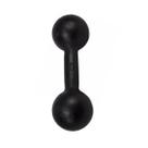 Halter Bola 10kg Pintado Preto Ferro Fundido Academia Musculação