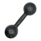 Halter de Ferro Fundido Pintado - 4 Kg