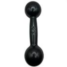 Halter Emborrachado 3 Kg - Preto