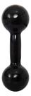 Halter Emborrachado 3kg Peso P/ Treino Academia Cor Preto