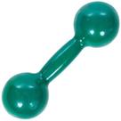Halter Peso Emborrachado 2Kg Unibrás (Unidade) Cor:AmareloTamanho:Único