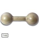 Halter Redondo Bola Emborrachado 7 Kg Prata
