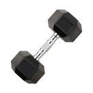 Halter Sextavado Emborrachado 12,5kg Ahead Sports Unidade Individual Profissional