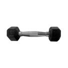 Halter Sextavado Injetado 1kg Pegada Cromada Ferro Fundido Anilhas Fitness