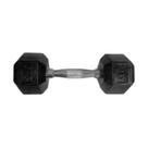 Halter Sextavado Injetado 5kg Pegada Cromada Ferro Fundido Anilhas Fitness