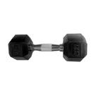 Halter Sextavado Injetado 6,0kg Pegada Cromada Inox Anilhas Fitness