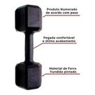 Halter Sextavado Pintado 1 ao 5 Kg Unidade Treino em Casa Musculação Academia Funcional Peso Para Braço Pe Halter Sextavado Pintado 1 ao 5 Kg Unidade Treino em Casa Musculação Academia Funcional Peso Para Braço Pe