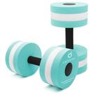 Halteres aquáticos HOXHA, conjunto de 2 exercícios aquáticos (ciano)