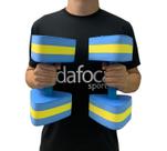 Halteres Hidroginástica Fisioterapia Grande DF1093-A 3 a 4kg Azul/Amarelo