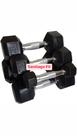 Halteres injetados sextavados 1 a 10kg - Santiago Fit Halteres injetados sextavados 1 a 10kg - Santiago Fit