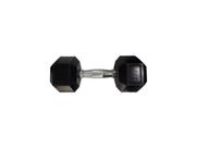 Halteres Sextavado Injetado com Pegada Cromada 10,0Kg