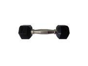 Halteres Sextavado Injetado com Pegada Cromada 2,0Kg