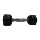 Halteres Sextavado Injetado com Pegada Cromada 3,0Kg Halteres Sextavado Injetado com Pegada Cromada 3,0Kg