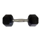 Halteres Sextavado Injetado com Pegada Cromada 4,0Kg Halteres Sextavado Injetado com Pegada Cromada 4,0Kg