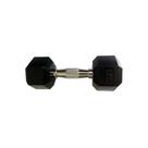 Halteres Sextavado Injetado com Pegada Cromada 6,0Kg Halteres Sextavado Injetado com Pegada Cromada 6,0Kg