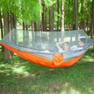 Hamaca de camping LFL con mosquitera 250x120 cm Nylon Naranja