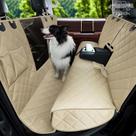 Hamaca de piso para perros Lassie 4 en 1, cubierta impermeable para asiento trasero