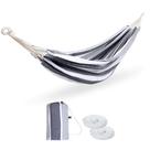 Hamaca Doble Brasileña ROOITY 320 cm x 150 cm Gris