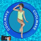 Hamaca Inflable Acuática COOLWAVE para Fiesta en la Piscina Azul
