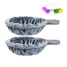 Hamaca para árbol de gatos SHENGOCASE Gris de 14.6 cm de diámetro, paquete de 2