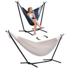 Hamacas SUNCREAT 2 en 1 Convertible Portátil Doble con Soporte