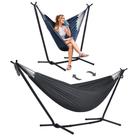 Hamacas SUNCREAT 2 en 1 Convertible Portátil Doble con Soporte