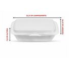 Hamburgueira EPS 235X160X75mm - Totalplast TH-101 C/100 Unidades Hamburgueira EPS 235X160X75mm - Totalplast TH-101 C/100 Unidades
