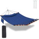 Hammock TEGERDEGER, corda de nylon de 3,7 m, barra espalhadora de madeira dura