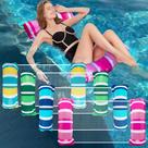 Hammocks flutuantes de piscina infláveis Zcaukya, pacote com 4 para adultos