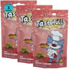Hana Tastefull Nuggets Para Gatos Salmão Grelhado 40g Kit 3 un
